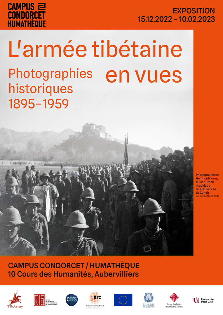 Affiche exposition - L'armée tibétaine en vues - photographies historiques 1895-1959