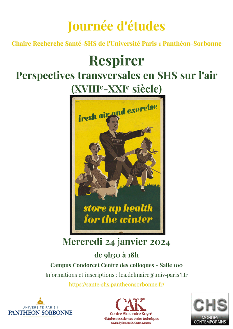 Affiche_Respirer. Perspectives transversales en SHS sur l'air (XVIIIe-XXIe siècle)