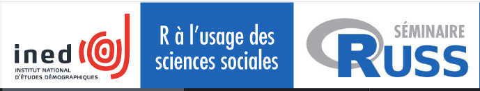 Bannière - Rencontres de statistiques appliquées de l'Ined