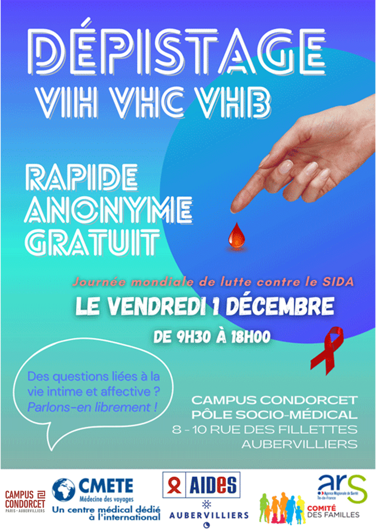 Dépistage VIH VHC VHB