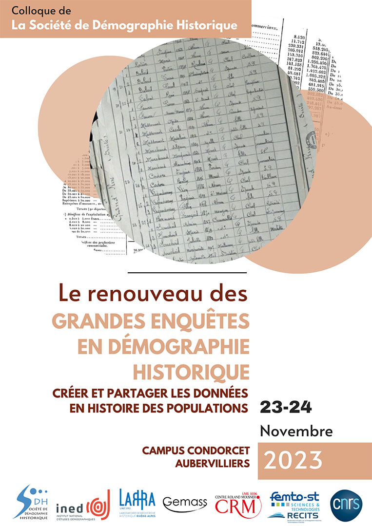 Le renouveau des grandes enquêtes en démographie historique. Créer et partager les données en histoire des populations