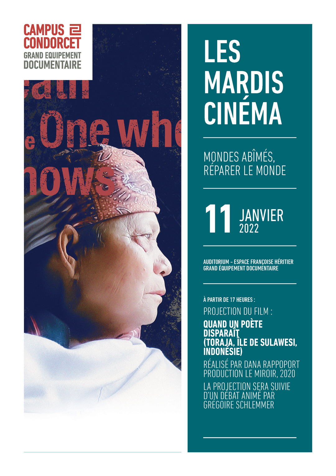 Mardis cinéma - Quand un poète disparaît (Toraja, île de Sulawesi, Indonésie), réalisé par Dana Rappoport, production Le Miroir, 2020
