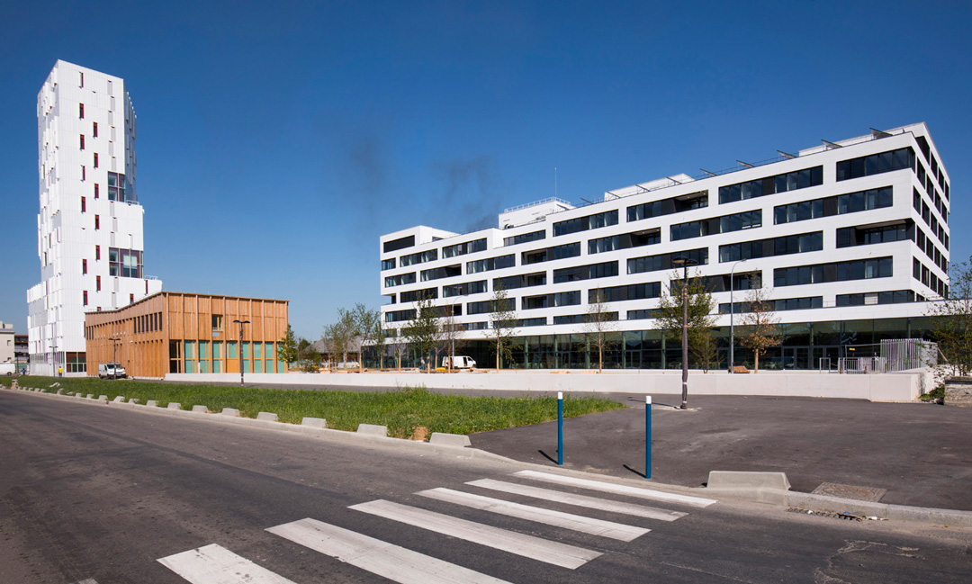 North research building, cultural and associative centre, Condorcet Alpha